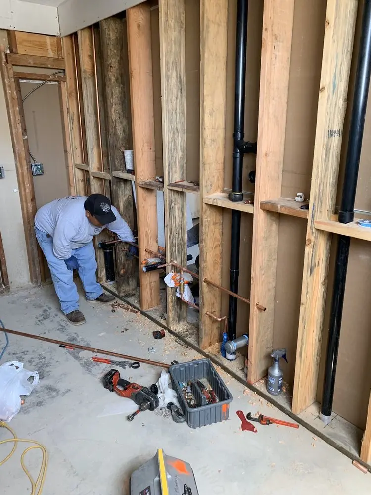 Commercial rough-in plumbing for Gas Line Repair in Lorton